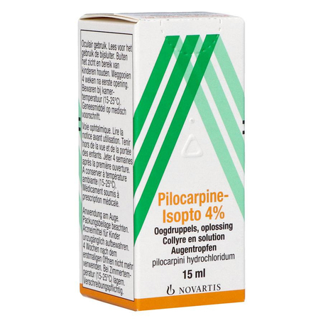 Pilocarpine-isopto 4% oogdruppels opl 15ml