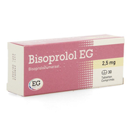 Bisoprolol eg comp 30x2,5mg