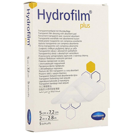 Hydrofilm plus 5x7,2cm 5 p/s