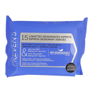 Preven's lingette deodorantes pocket sachet 1x15