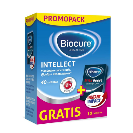 Biocure intellect pack comp 40+ max comp 10 grat.