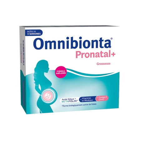 Omnibionta Pronatal+ Zwangerschap 4 weken tabletten 28st + capsules 28st