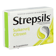 Strepsils s/sucre citron past 36