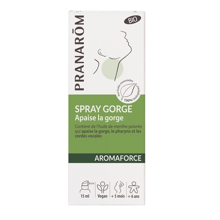 Aromaforce bio spray gorge apaisant 15ml
