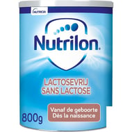 Nutrilon sans lactose lait nourrissons dès la naissance poudre 800g