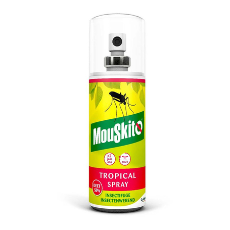 Mouskito Tropical spray tropische gebieden 50% deet 100ml