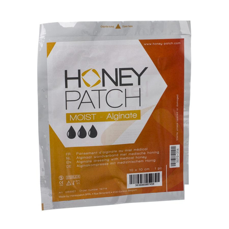 Honeypatch moist verb alg. ster 10x10cm 1 1058921