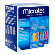Bayer microlet lancettes ster couleur 200