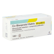 Co bisoprolol viatris 10mg/25,0mg omhulde tabl 100