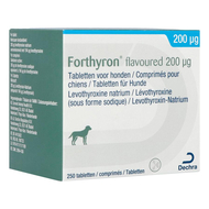 Forthyron flavoured 200mcg hond tabl 250