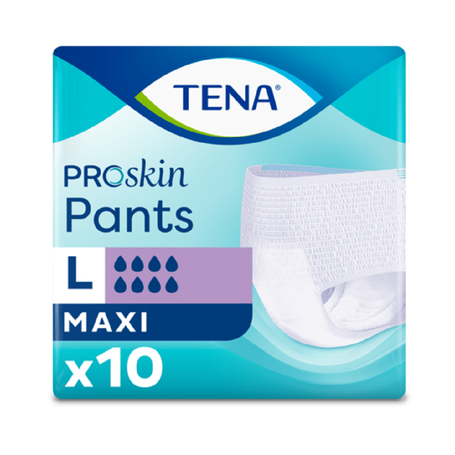 Tena ProSkin Pants Maxi Sous-vêtement absorbant L 10pc
