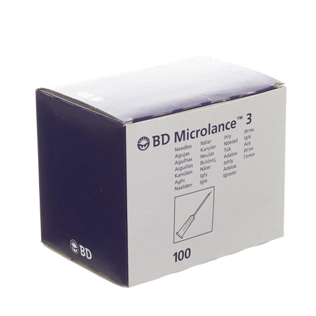 Bd microlance 3 aiguille 27g 1/2 rb 0,4x13mm gris 1