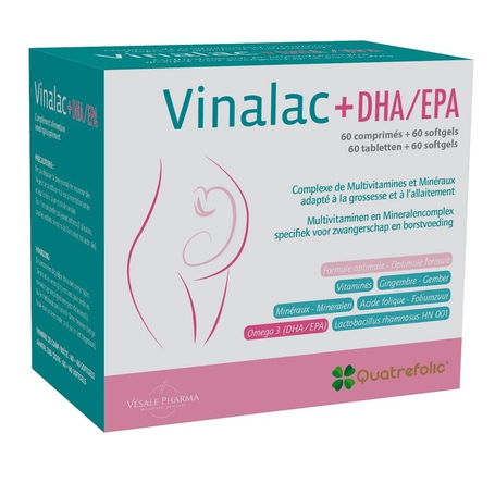 Vinalac DHA/EPA tabletten 60st + softgels 60st