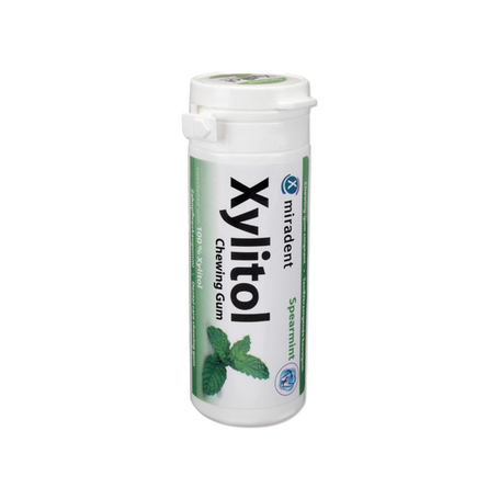 Miradent chewing gum xylitol menthe verte ss 30