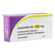 Lacosamide ab 150mg comp pell 56