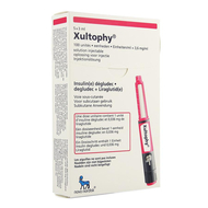 Xultophy 100u/ml+sol 3,6mg/ml stylo prerempli5x3ml