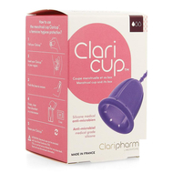 Claricup menstruatiecup maat 1