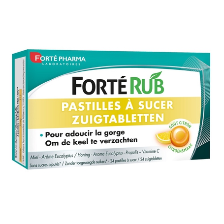 Forte rub keeltabletten citroen 24