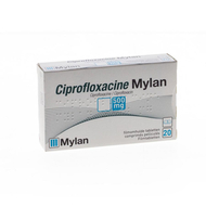 Ciprofloxacine viatris 500mg comp 20