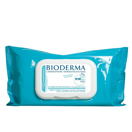Bioderma ABCDerm H2O Lingettes Nettoyantees Bébé Ultra Doux Pack 60 