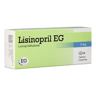 Lisinopril eg comp 28x5mg