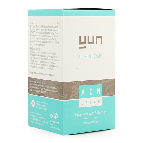 Yun ACN crème contre acné peaux normales à grasses 50ml