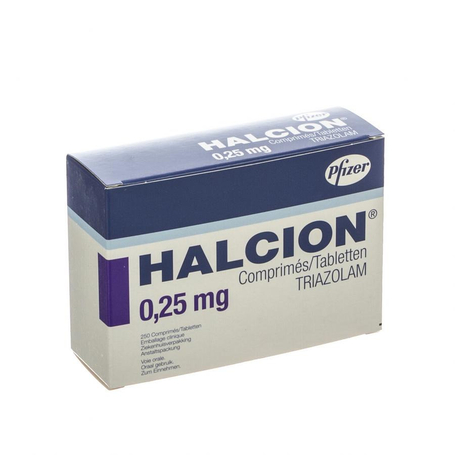 Halcion 250 tabl 0,25mg unit dose