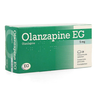 Olanzapine eg 5 mg comp pell 28 x 5,0 mg