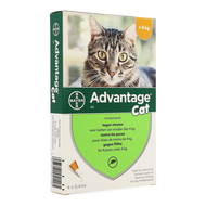 Advantage Cat 40 chat -4kg 4x0.4ml