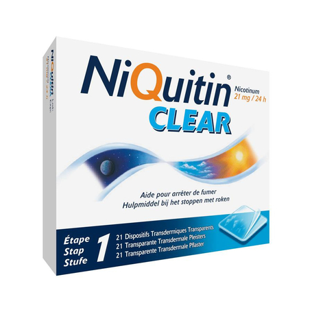 Niquitin Clear Patches 21mg 21st