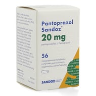 Pantoprazol 20mg sandoz gastro resist.comp 56 hdpe