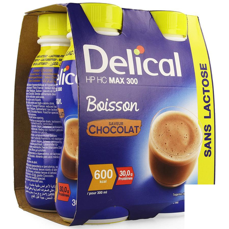 Delical max 300 chocolade 4x300ml