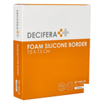 Decifera foam silicone border 7,5x 7,5cm 5pc