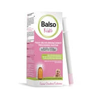 Balso Kids hoestsiroop zonder suiker aarbei 125ml + pipet