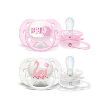 Philips avent sucette 0m+ soft girl