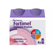 Fortimel Compact Protein aardbei 4x125ml