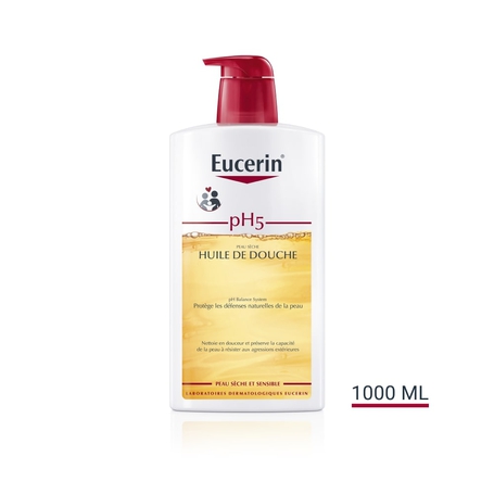 Eucerin pH5 Huile de Douche Peau Sèche et Sensible avec pompe 1000ml