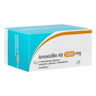 Amoxicillin ab 1000mg comp pell 24 x 1000mg