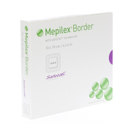Mepilex border sil adh ster nf 10,0x10,0 5 295300