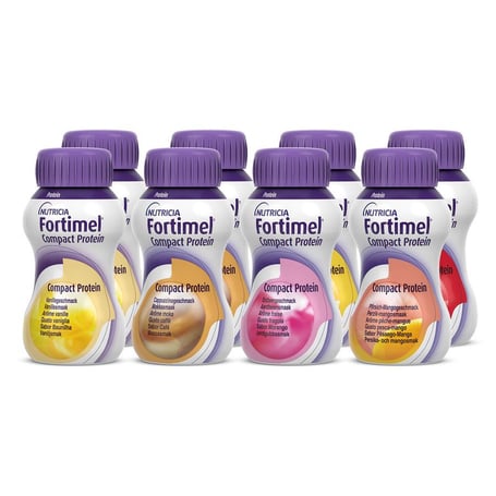 Fortimel compact protein mixed multipack bouteilles 8x125 ml