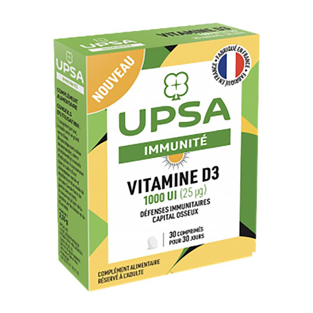 Upsa Vitamine D3 30 capsules