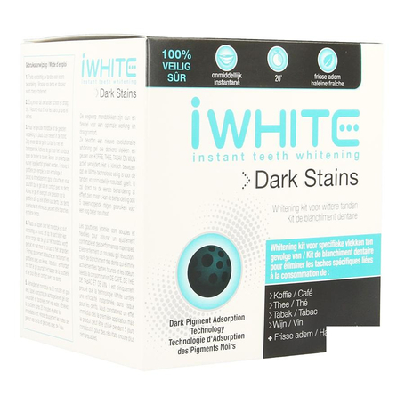 Iwhite dark stains mondstuk gel 10st