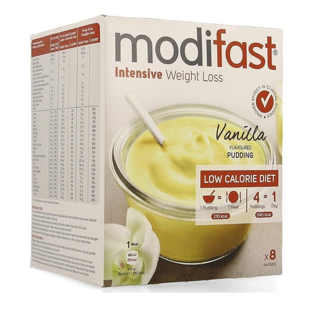 Modifast Intensive Pudding vanille 8x55g