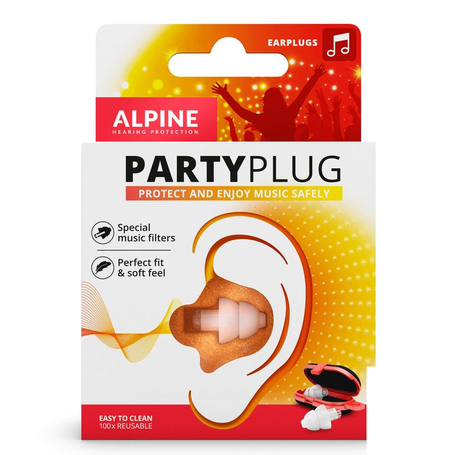 Alpine Party plug bouchon d'oreille transparent  1pc
