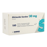 Gliclazide sandoz 30mg comp 180 x 30mg