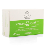 Alfa vitamine k2 d3 forte softgel 60