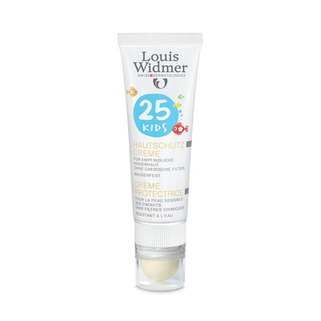 Louis Widmer Sun kids crème 25 zonder parfum + lipstick 25ml