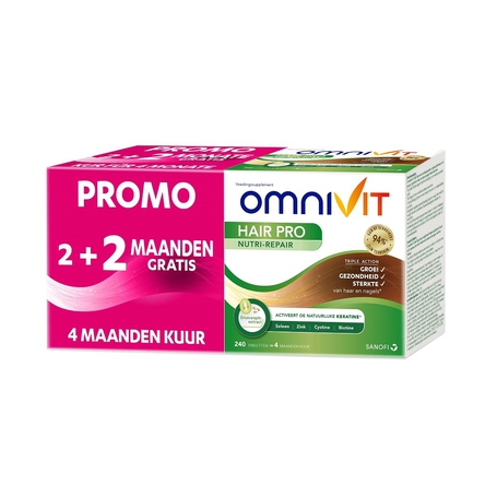 Omnivit Hair Pro Nutri Repair Promo 2x120 tabletten