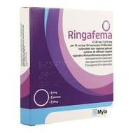 Ringafema 0,120mg/0,015mg/24h anneau vaginal 1