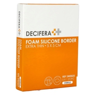 Decifera foam silicone border extra thin 5x5cm 5st